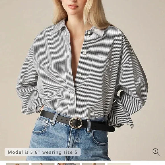 J Crew Black and White Women's Top - Picture 1 of 6